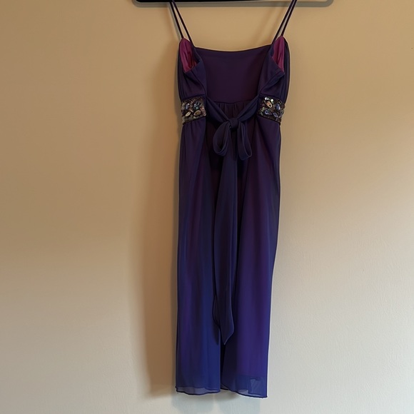 City Studio Purple Cocktail Dress - Picture 4 of 5